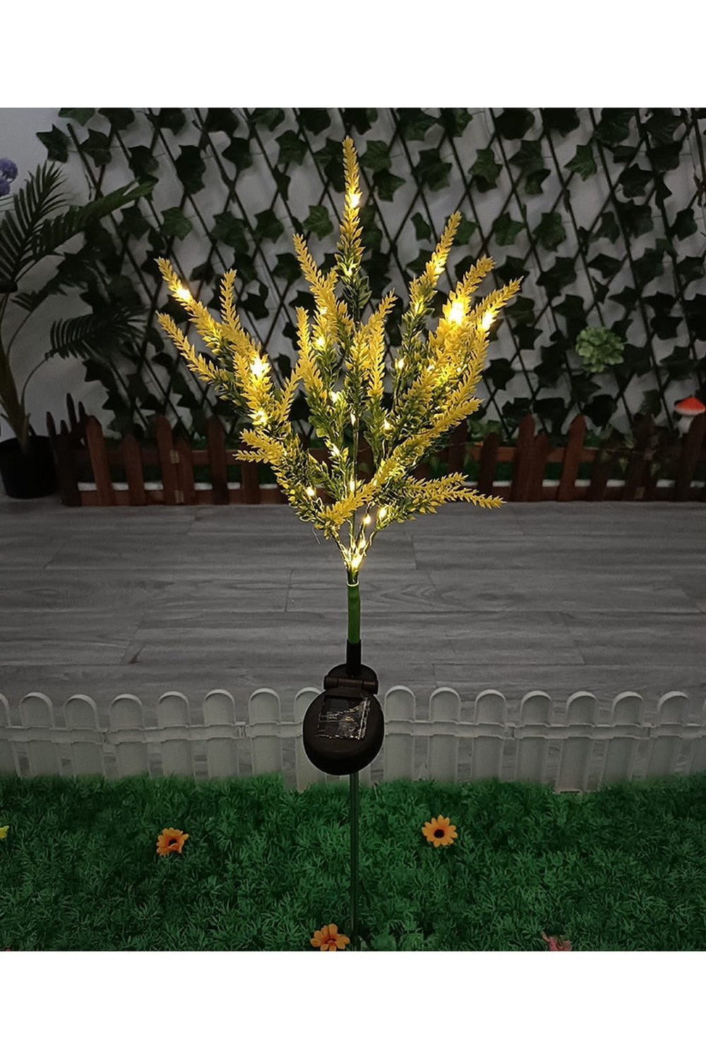 Pfad Solar Blumen Gartenlichter