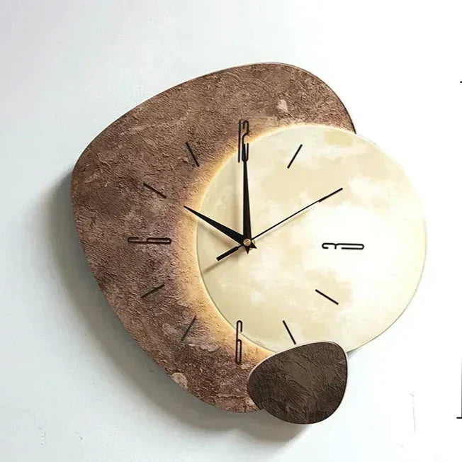 Frendorf | Moderne Wanduhren für Wohnzimmer – Elegante und Ästhetische Uhr mit Leise Funktion