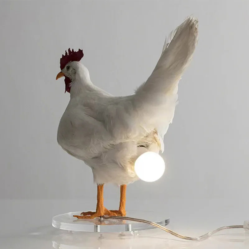 Dekorative Nachtlichter Simuliertes Tier Lustige Osterhausdekoration Party Karneval Hühnerlampe Küken Nachtlicht Ornamente