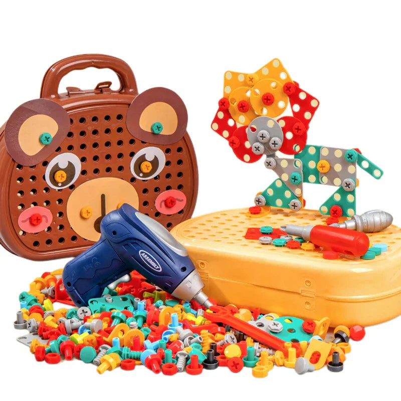 Frendorf | EduPlay Montessori Werkzeugsatz | Magische Montessori-Spielbox | Lernspielzeug für Kinder | Kreativität & Motorik
