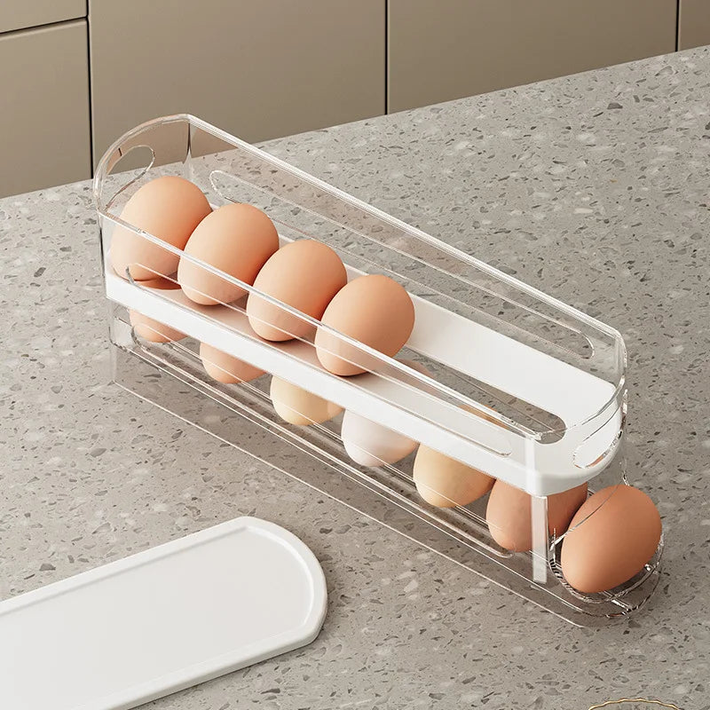 Frendorf | 2-Tier Automatische Rollende Eierlagerschachtel