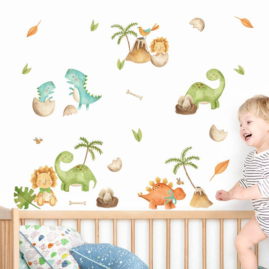 Frendorf | Cartoon Wandaufkleber Süße Baby-Dinosaurier