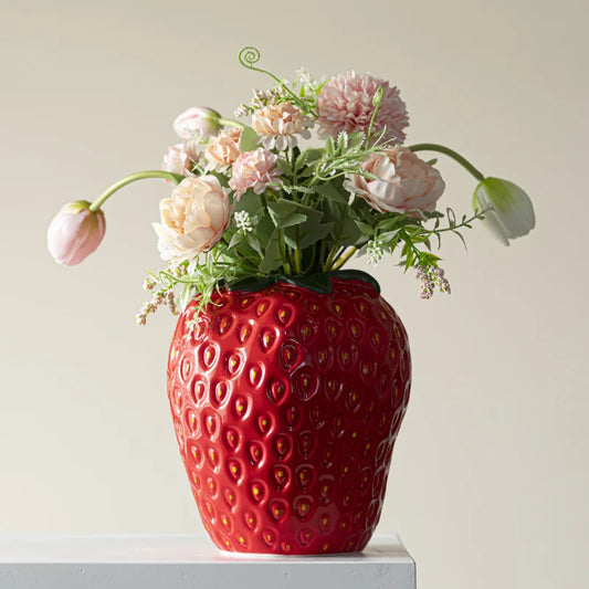 Erdbeer Vase