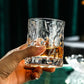 Dickes schweres Whisky-Glas im japanischen Stil Hammer-Kristall-Weingläser Old-Fashioned Cognac Whisky Tumbler Snifter Becher Bierkrug