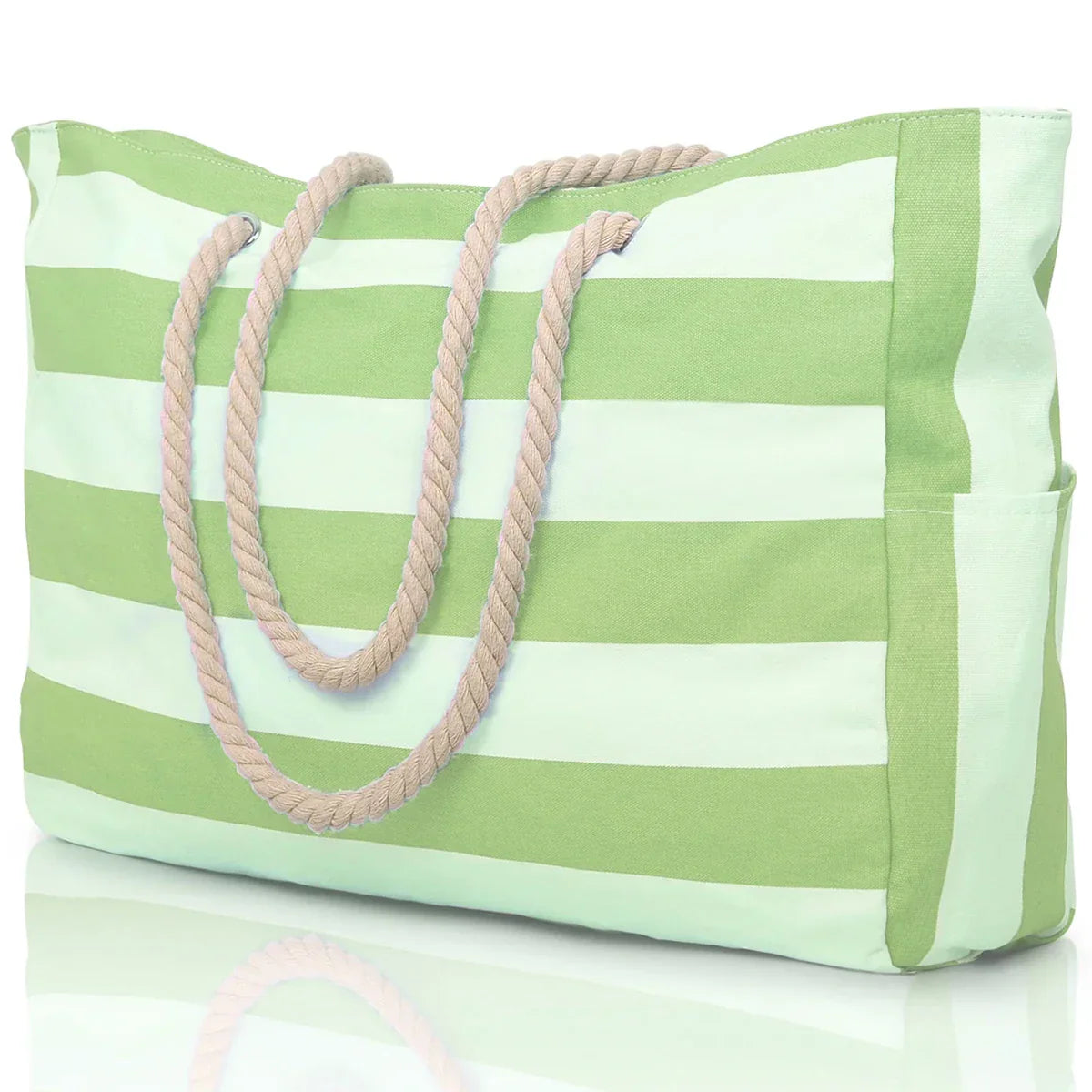 Frendorf | BeachVibe | Strandtasche | Wasser- & Sandabweisend | Leicht & Kompakt | Stylisch Gestreift