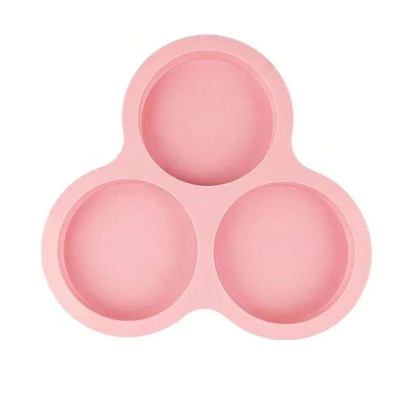 Frendorf | BakeFlex Silikon Backform | 3 Mulden | Antihaft & Hitzebeständig | Für Heißluftfritteuse & Backofen