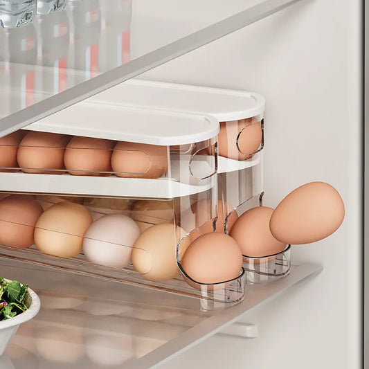 Frendorf | 2-Tier Automatische Rollende Eierlagerschachtel