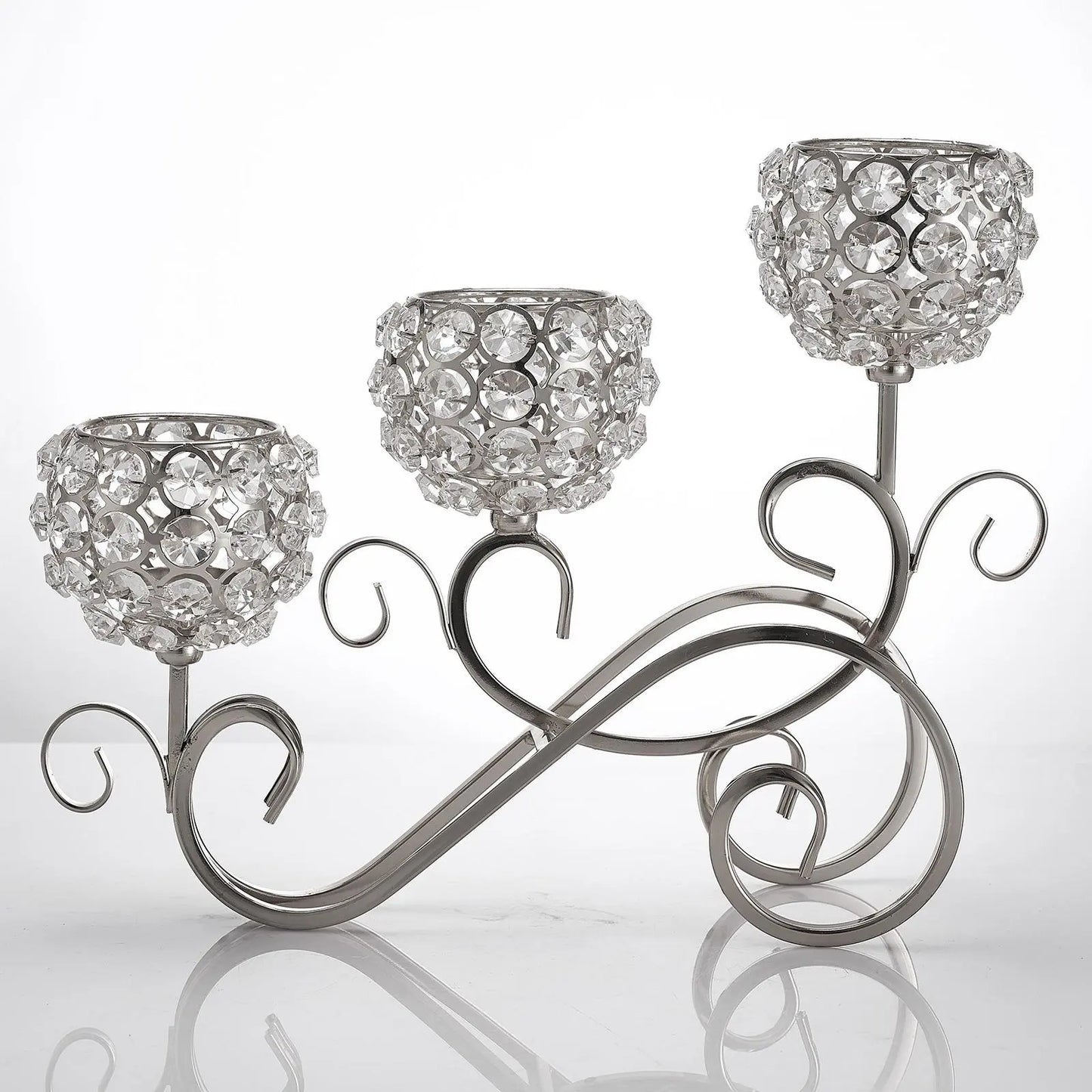 Kristall Kerzenhalter 3 Arme Kerzenständer Jubiläum Candelabra Kerzenständer Hochzeitsfeier Tisch Dekoration Candelabra