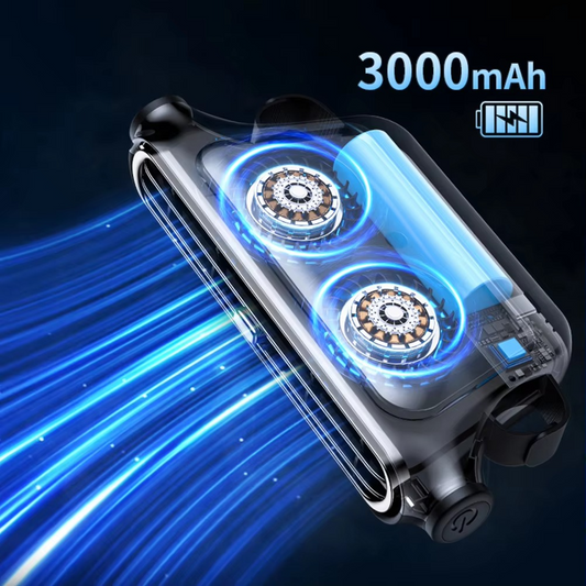 Frendorf | Auto Kopfstütze Kühlventilator 3 Geschwindigkeiten einstellbarer elektrischer Autositzventilator 5V/2A Auto Rückenlehnenventilator Auto Innenzubehör