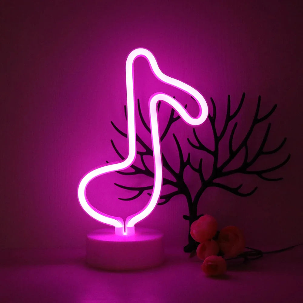 Stern Mond Blitz Neon LED Nachtlichter | Stimmungsbeleuchtung - Kenan