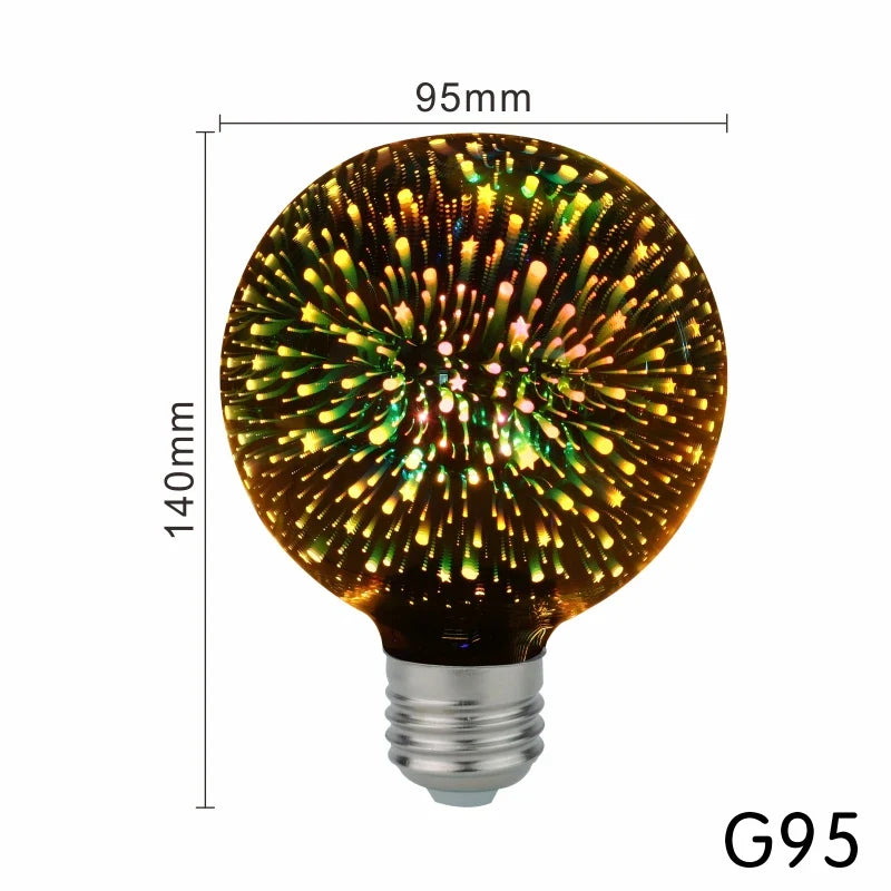 3D LED Feuerwerksbirne