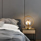Frendorf | EleganceGlow Glasbordlampe – Stilvolles Design mit Messingdetails