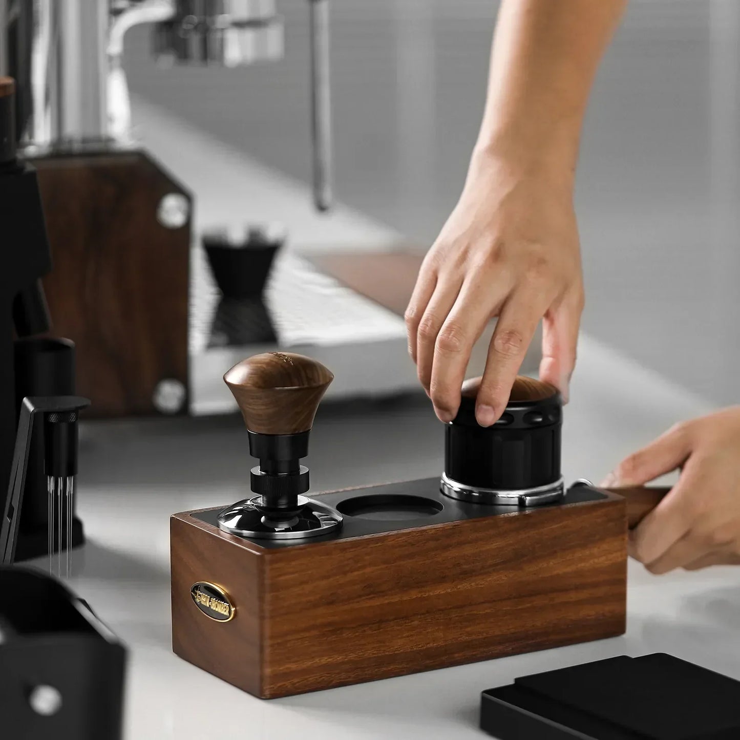 Frendorf | Barista Lieblings Vintage Aufbewahrungsbox Tamper Station