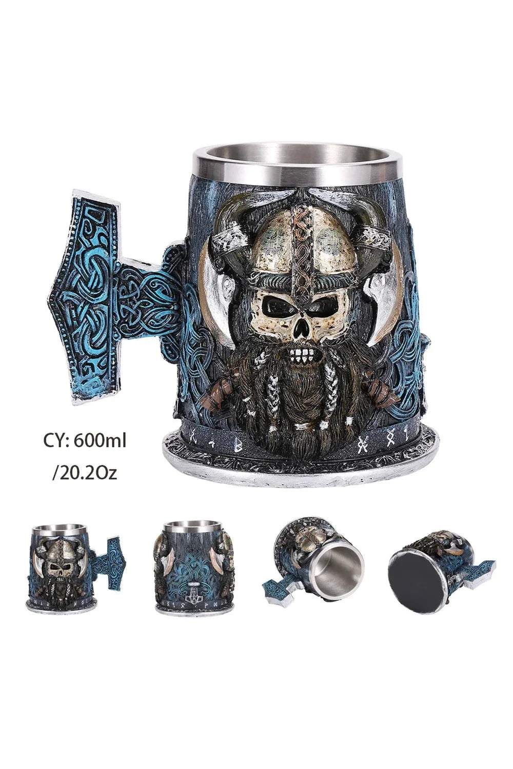 Skull Viking Bierbecher