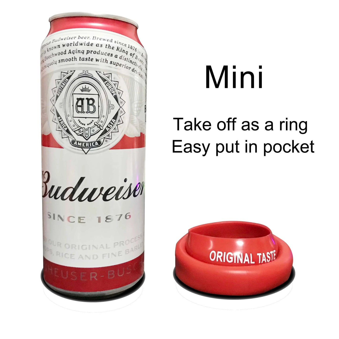 Silikon-Bierdosenabdeckung: Hide-a-Beer-Flaschenhülle für 330 ml bis 500 ml Dosen - Perfekt für Golf, Basketball, Park und Strand