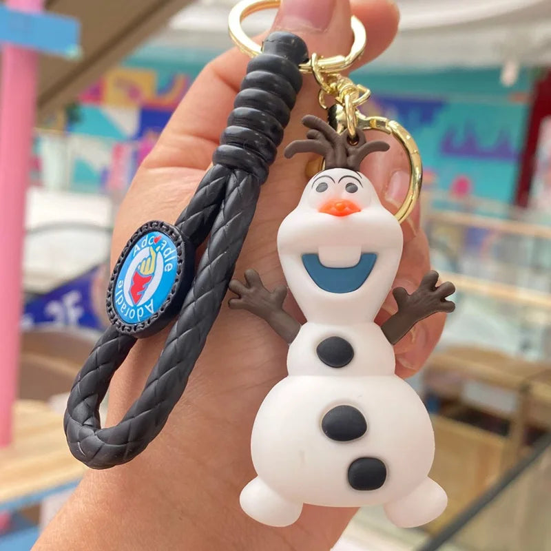 Anime Disney Schlüsselanhänger - Süßer Mickey Mouse, Minnie, Lilo und Stitch Cartoon Schlüsselring, Ornament und Autoanhänger, Perfekte Geschenke für Kinder