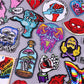 Rebel Punk Stickerei Aufnäher Set