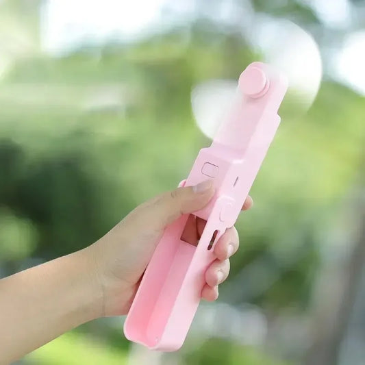 Frendorf | BreezeFold | Mini-Faltventilator | Ultraleicht & Leise | USB-Akku & Kompaktes Design