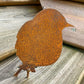 Frendorf | 4-teiliges rustikales Metallvogel-Set Zaun Dekor