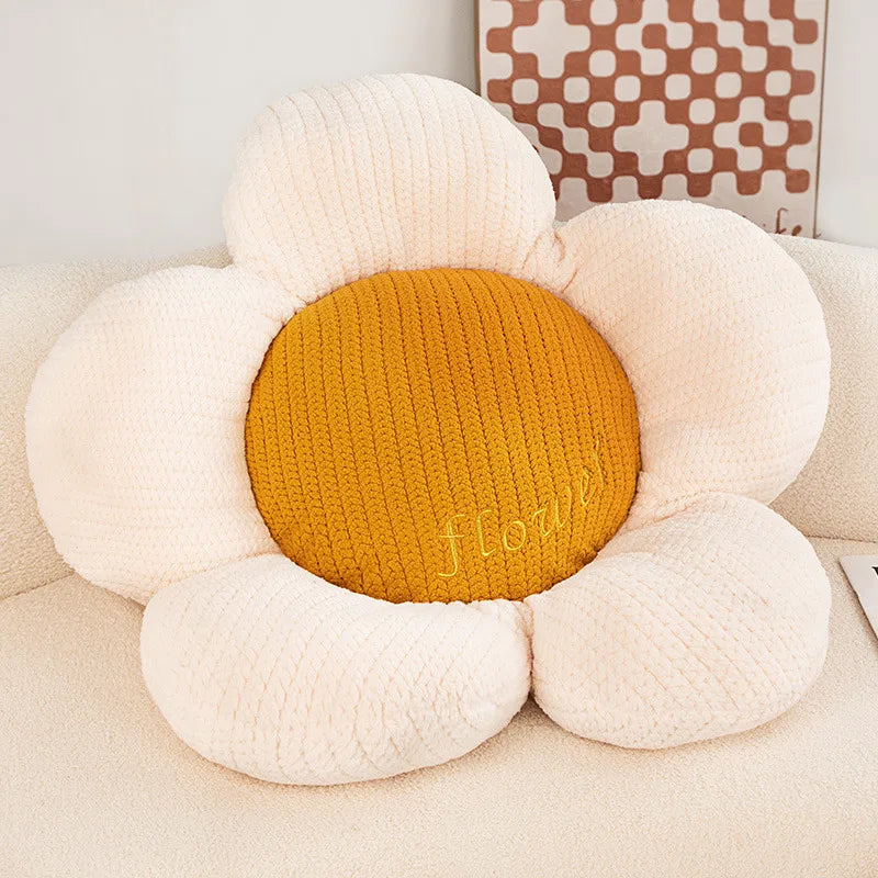 Fluffy Daisy Kissen