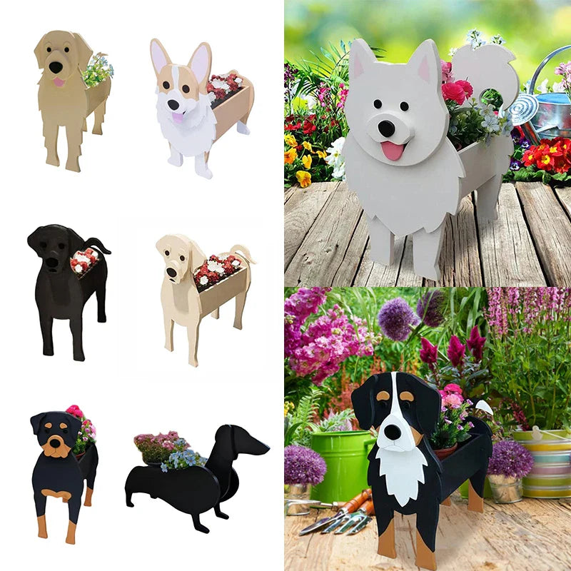 Blumentopf - Pawsome - Hund Pflanzenbehälter - Verschiedene Rassen