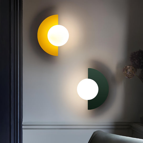 Everest - Nordische Halbrunde Wandlampe