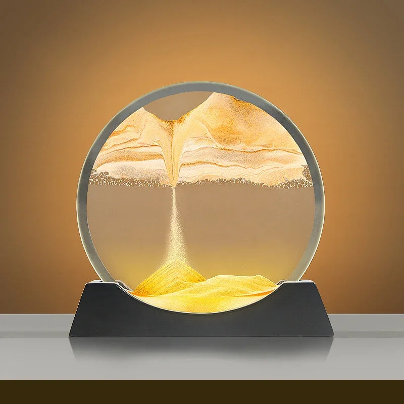 Bewegende Sand Tischlampe