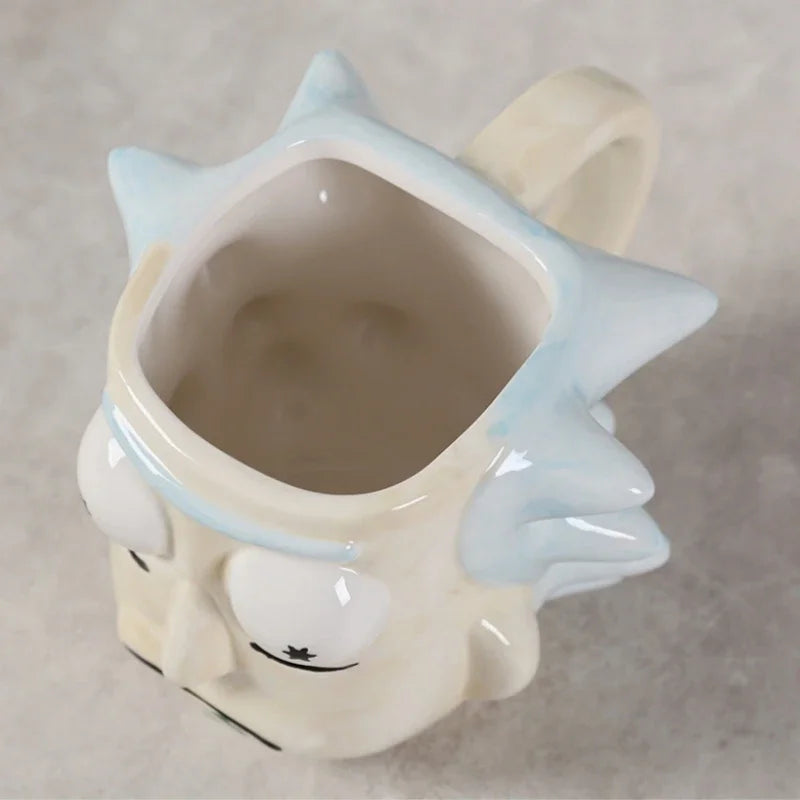 3D Senioren- und Kinderbecher Große Kapazität Keramiktasse Home Office Kinderbecher Kessel Kreative Kaffee Tee Milch Wasser Tassen