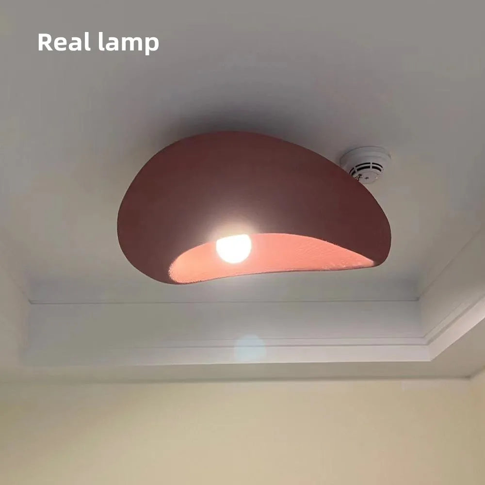Wabi-Sabi Inspirierte LED Deckenlampe: Minimalistische Eleganz für Ihr Zuhause