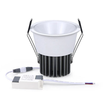 Frendorf | 7W 12W COB LED Einbauleuchte – Aluminium Einbaudecken Spot Light für Zuhause, Küche und Vitrinenbeleuchtung