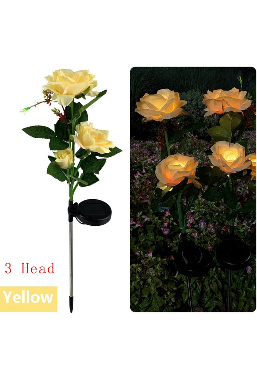 Pfad Solar Blumen Gartenlichter