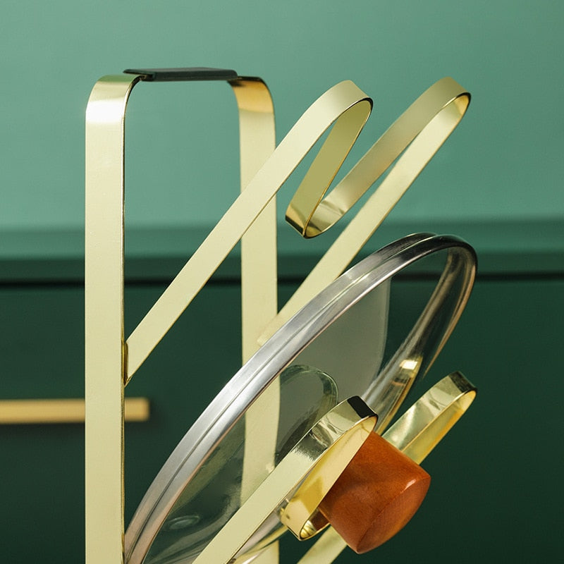 Frendorf | 3-Schicht Topfdeckelhalter Regal