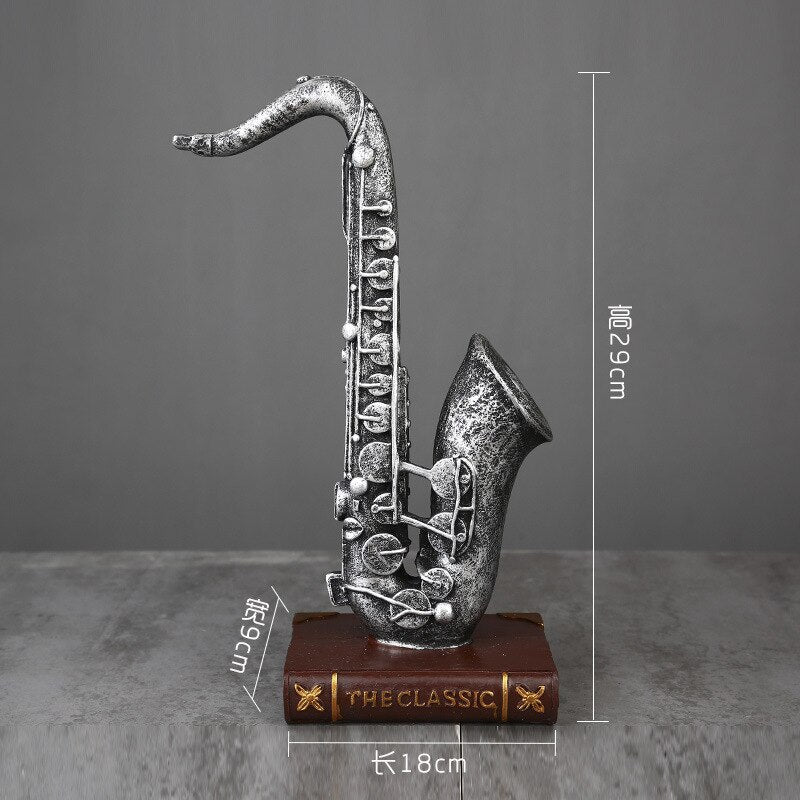 Kreative Rockband Musik Kunst Charakter Modell Statue Kreative Wohnzimmer Dekoration Wein Schrank Dekoration Harz Handwerk Liefert