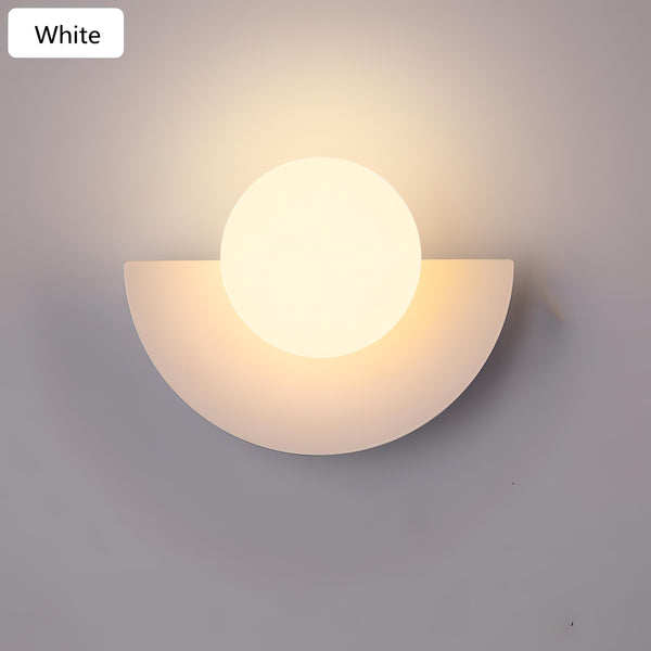 Everest - Nordische Halbrunde Wandlampe