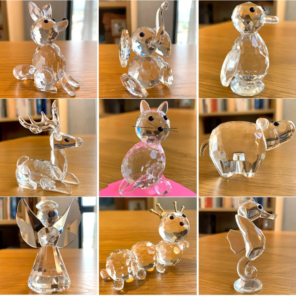 Super süße Tier-Kristall-Kugeln Figuren
