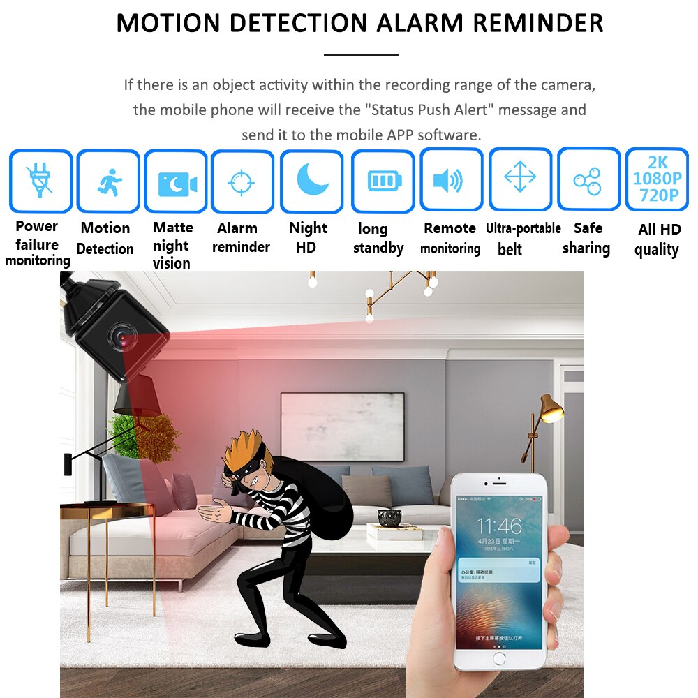 Mini HD Bewegungserkennung Wifi Kamera