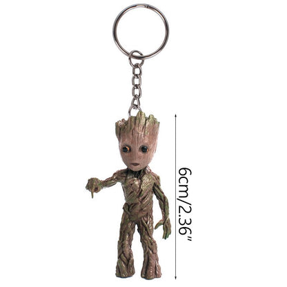 Cartoon Groot Miniaturfigur: Verspielte Bürodekoration