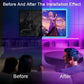 USB RGB LED Strip Lichter mit App-Steuerung für Raum- & Fernseher-Hintergrundbeleuchtung Deko