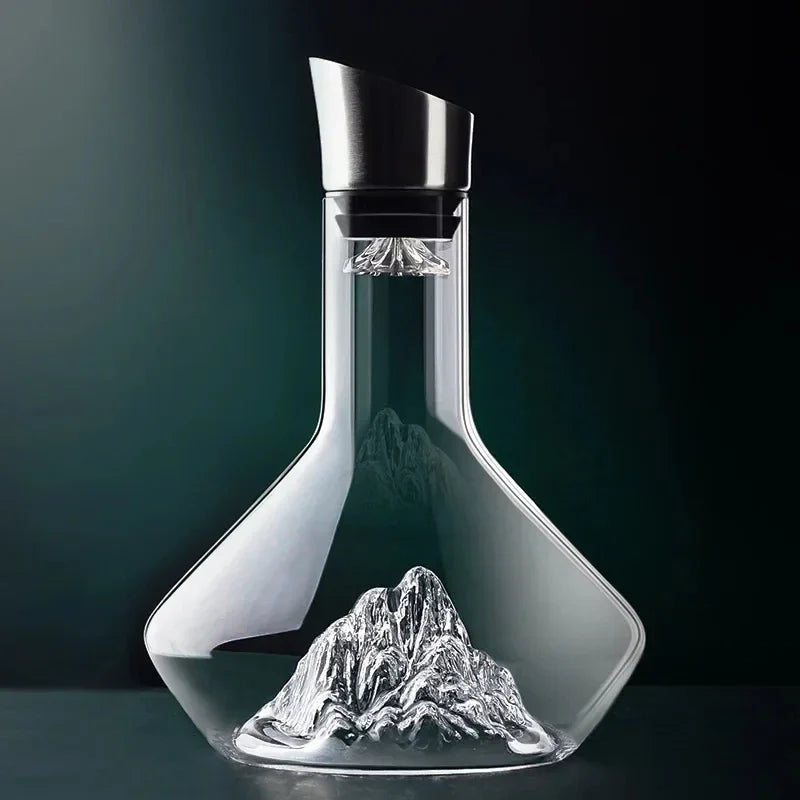 1500ml Iceberg Dekanter Kreatives Bleifreies Kristallmaterial Luxus Hochwertige Wohn-Rotwein Weine Verteiler Dekanter Weinkrug