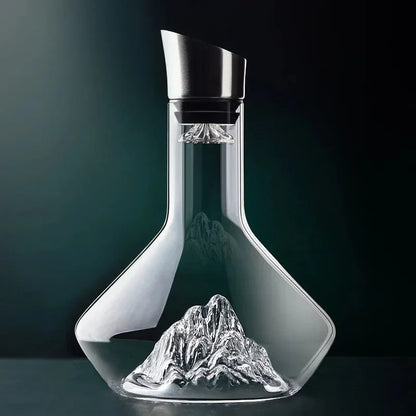 1500ml Iceberg Dekanter Kreatives Bleifreies Kristallmaterial Luxus Hochwertige Wohn-Rotwein Weine Verteiler Dekanter Weinkrug