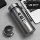 800ml-1L Edelstahl Thermoskanne – Tragbare Vakuumflasche mit LED-Temperaturanzeige