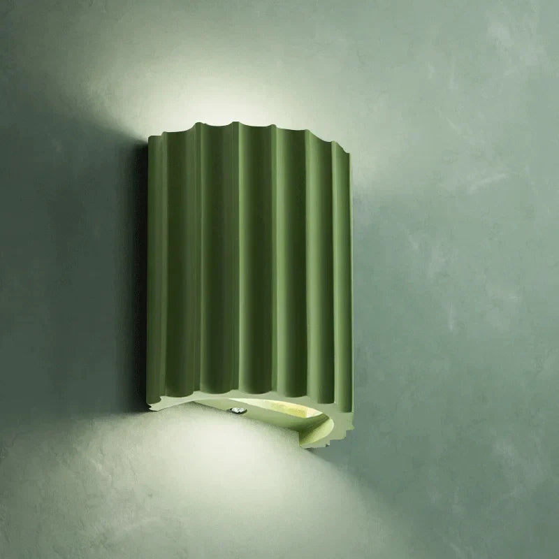 Frendorf | GlowWall Moderne Wandleuchte aus Resin | Dekorative Beleuchtung | Warmes & Kaltes Licht