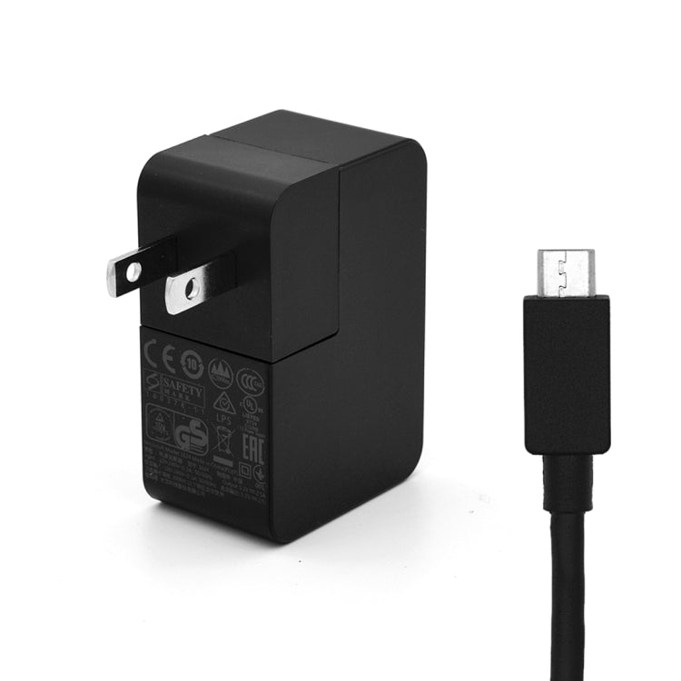 Frendorf | 5.2V 2.5A AC Netzadapter Ladegerät mit 1.5m Micro USB Ladekabel, Für Microsoft Surface 3, CE zertifiziert
