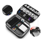 Frendorf | Multifunktionale Kopfhörer-Lade-Datenkabel-Aufbewahrungstasche tragbares Power-Pack, Größe:M, 25 x 18 x 5cm (Schwarz)