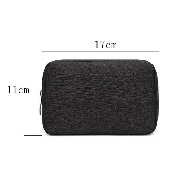 Frendorf | Multifunktionale Kopfhörer-Lade-Datenkabel-Aufbewahrungstasche Power Pack, Größe: S, 17 x 11,5 x 5,5 cm (Schwarz)