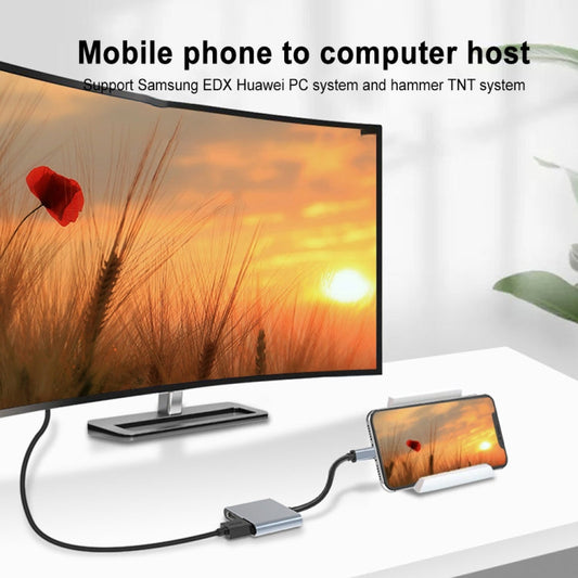 Frendorf | 2 in 1 Multifunktion USB-C / Typ-C zu Dual HDMI HUB Dockingstation (Grau)