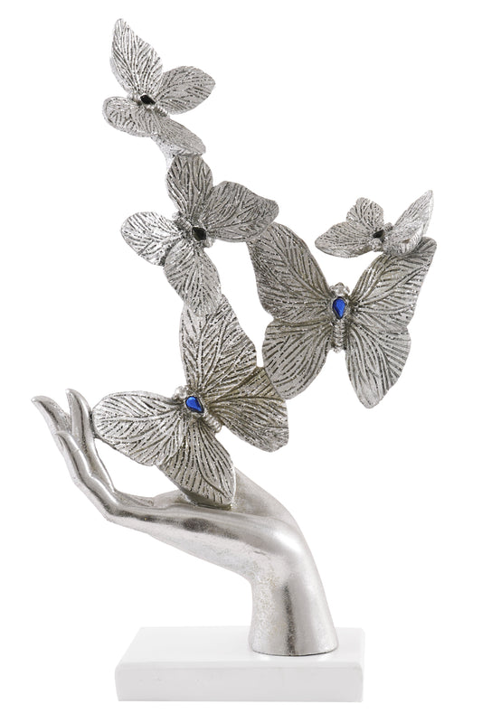 Hand & Butterfly Skulptur