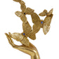 Hand & Butterfly Skulptur