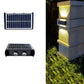 Moderne Einfachheit Solar Wasserdicht Rechteckige ABS PMMA LED Wandleuchte Lampe Für Außenpatio