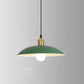 Frendorf | RetroDome Industrielle Vintage Pendelleuchte | Grünes Eisen-Kuppeldesign | Einzellicht | Rustikale Deckenbeleuchtung